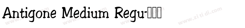 Antigone Medium Regu字体转换